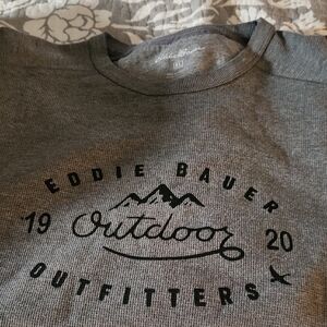 Eddie Bauer Charcoal Outdoor Graphic Sweatshirt